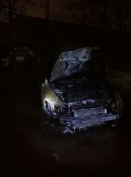 Ночью в центре Ярославля горели три легковушки
