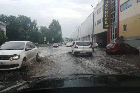 Ярославль после ливня превратился в Атлантиду