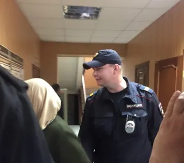На судебное заседание по Мосейцевскому приюту прибыл иеромонах Макарий (Маркиш)