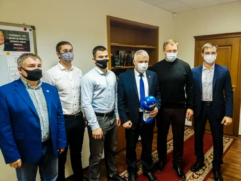 Глава Рыбинска встретился с победителем первенства Европы по боксу