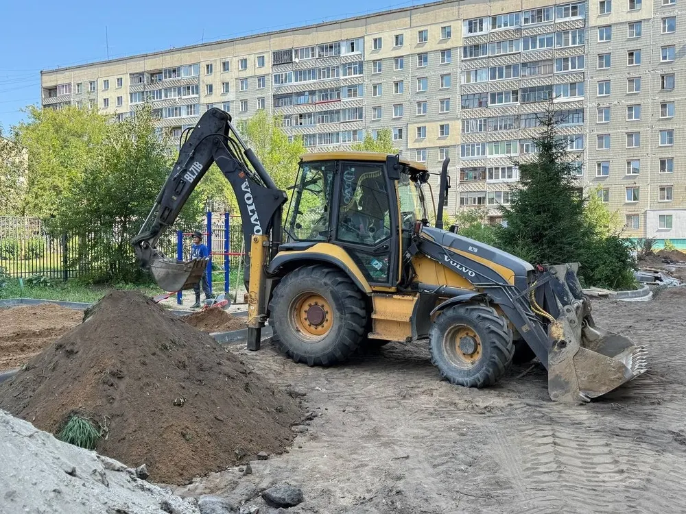 В Тутаеве ведутся активные работы по программе «Наши дворы»