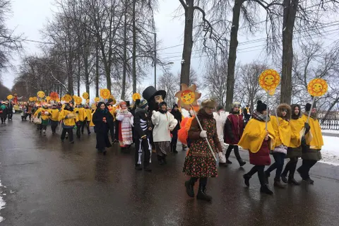 В Ярославле начались масленичные гуляния: видео