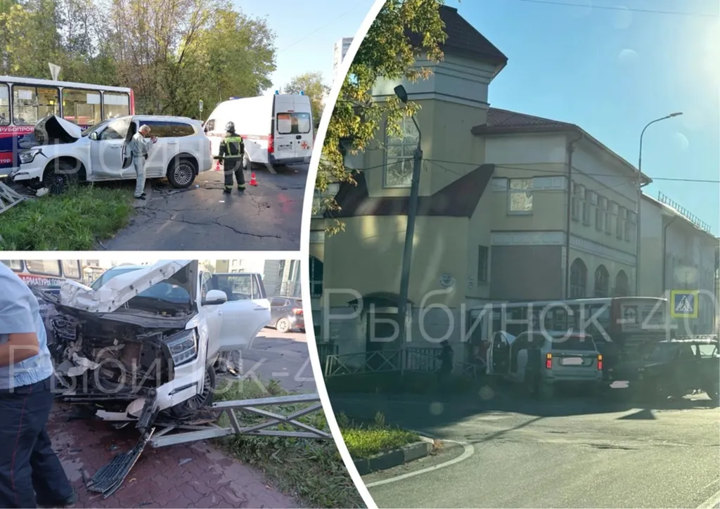 В Рыбинске 8 человек пострадали при ДТП автобуса и «Танка»