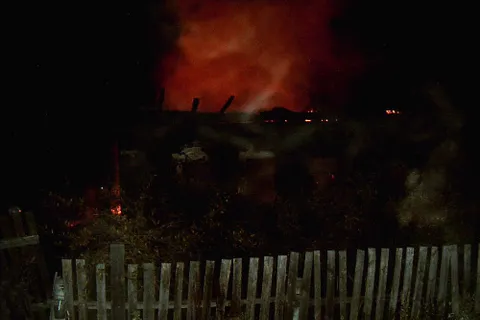 В Ярославской области сгорел дом