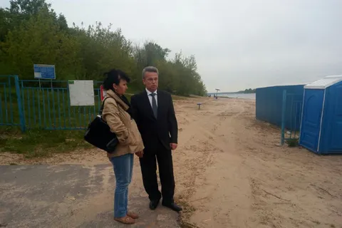 В Ярославле готовят к сезону пляж в Брагино