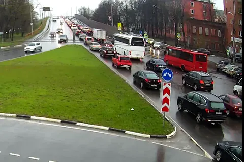 В Ярославль вернулись пробки в 10 баллов