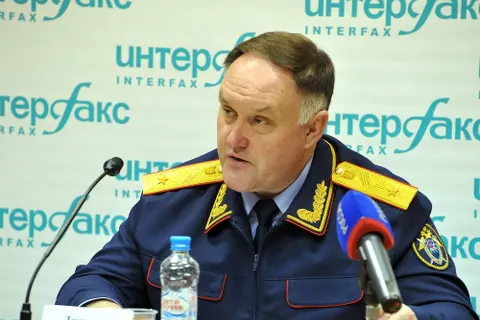 Руководитель СУ СК РФ по Ярославской области Олег Липатов: «Дело Урлашова движется к завершению». Фото с пресс конференции