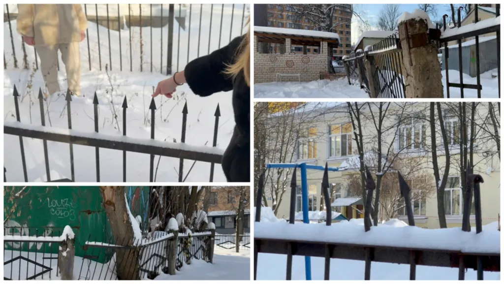 Родители требуют заменить забор у детского сада в Ярославле