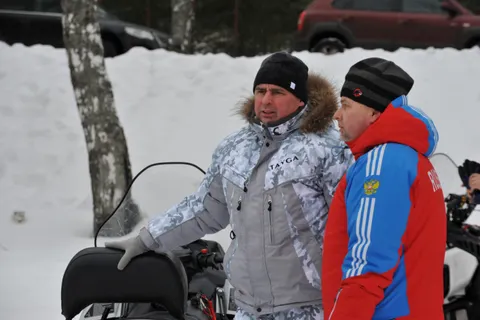 Перед лыжным марафоном Дмитрий Миронов проверил трассу в Демино