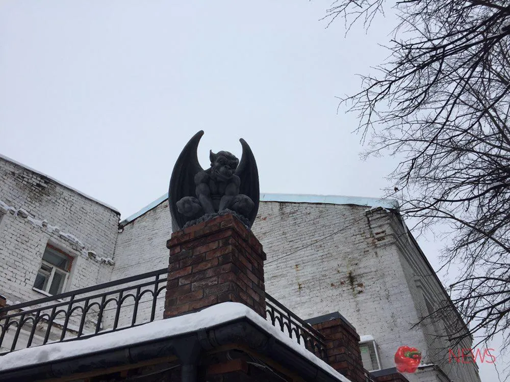 В Ярославль прилетела горгулья
