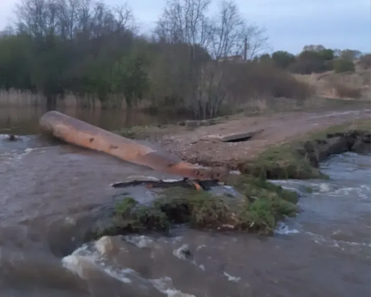 Под Переславлем вода отрезала деревню от внешнего мира