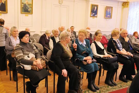 Сегодня в мэрии Ярославля чествовали блокадников.  Фоторепортаж