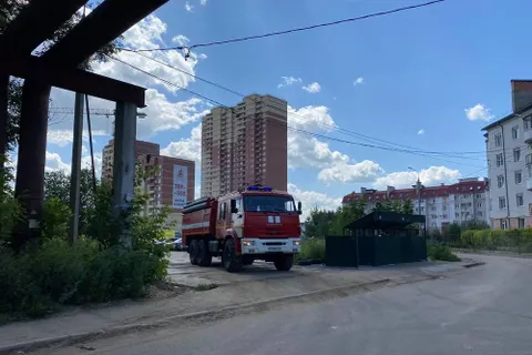 В Ярославле горел дом строящегося жилого комплекса