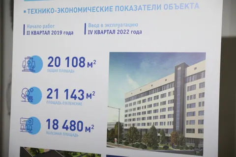 Михаил Евраев проконтролировал ход строительства онкобольницы и детской поликлиники в Ярославле