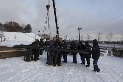Фонтаны к зиме готовят сотрудники «Ярославльводоканала»