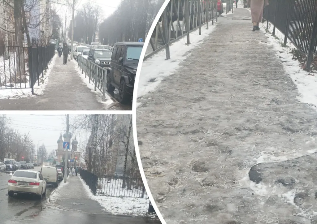 Ярославцы просят отремонтировать тротуары на улице Чайковского