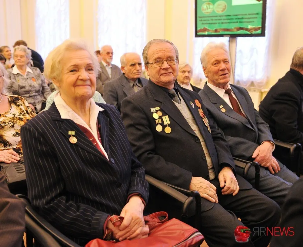 Сегодня в мэрии Ярославля чествовали блокадников.  Фоторепортаж