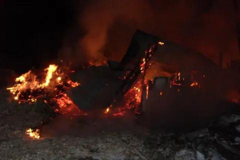 В Ярославской области сгорела мастерская по производству биотоплива