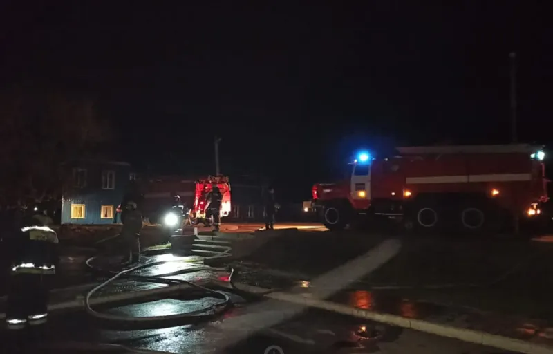 В Свято-Алексеевской пустыни под Переславлем сгорел кадетский корпус
