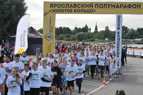 Ярославский полумарафон «Золотое кольцо» собрал 6,5 тысяч участников