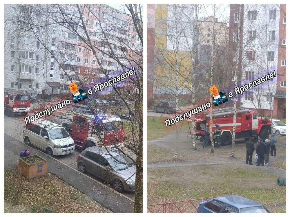 В Ярославле пожарные не могли проехать к очагу возгорания