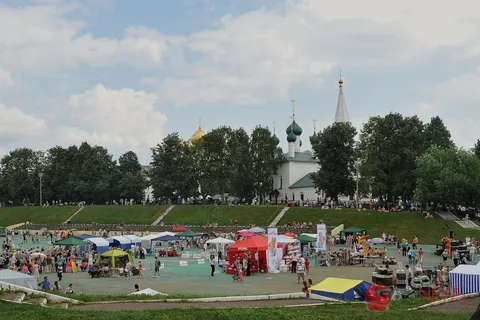 В Ярославле бегал стаффордширский терьер с заячьими ушами. Фоторепортаж