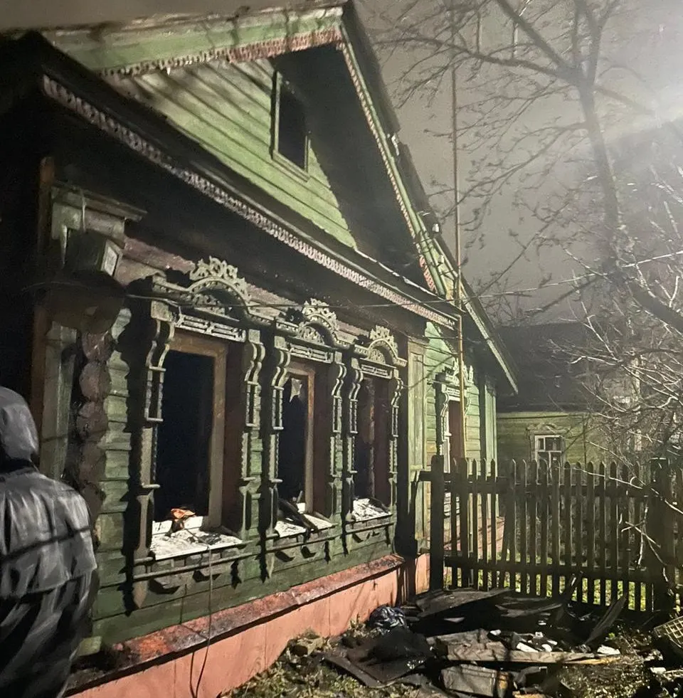 В Ярославле при пожаре в частном доме погиб мужчина