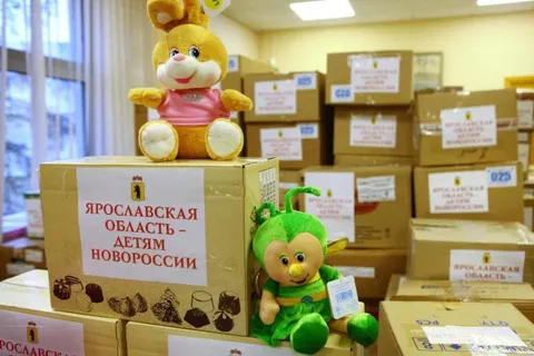 В Ярославской области сформирован гуманитарный груз детям Новороссии