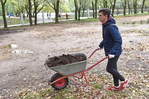 Студенты Ярославского технического университета привели в порядок парк «Нефтяник»