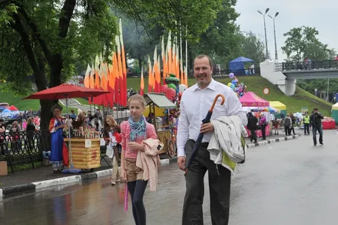 В Ярославле праздником наслаждались не только ярославцы, но и первые лица города. Фоторепортаж