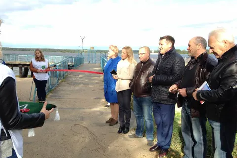 Причал в Переборах в Рыбинске вернулся на свое место
