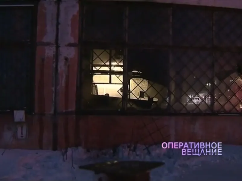 В Ярославле горел цех промышленного предприятия
