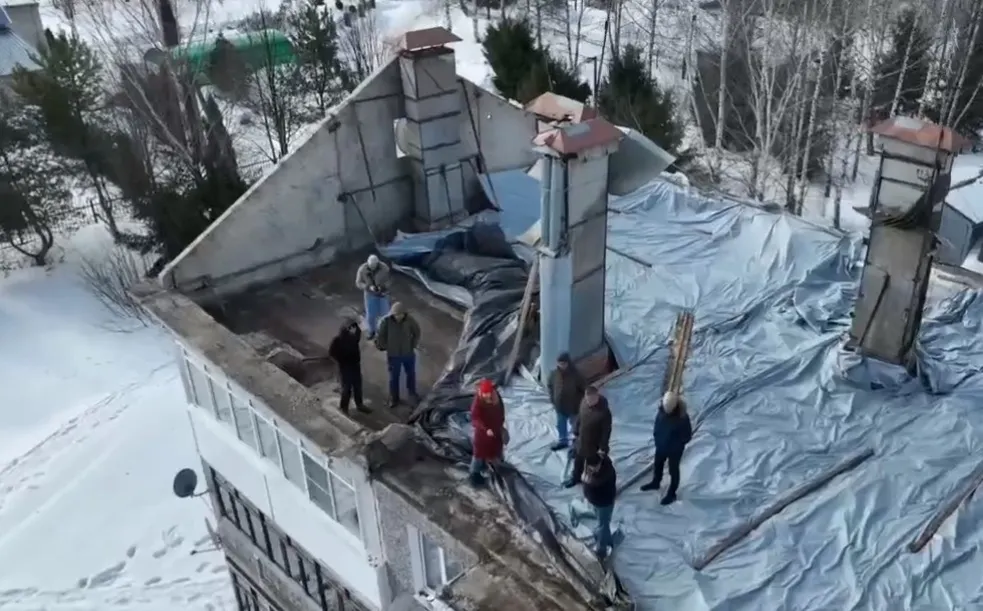 Восстановление крыши в Андрониках хотят начать на этой неделе