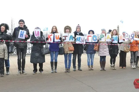 В Ярославле прошла эстафета паралимпийского огня. Фоторепортаж