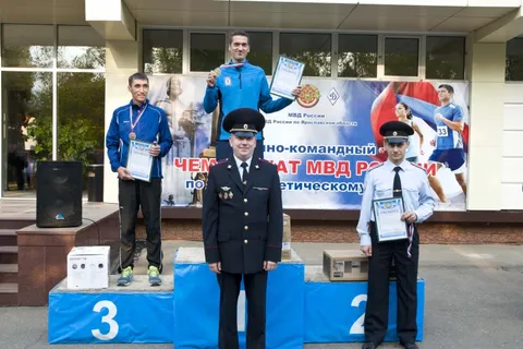 Ярославские полицейские стали победителями чемпионата МВД России по легкоатлетическому кроссу