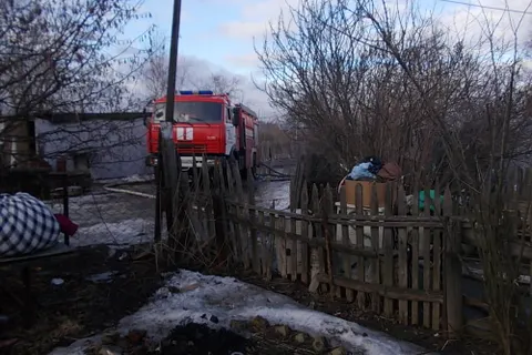 В Ярославле горел жилой дом на четыре семьи
