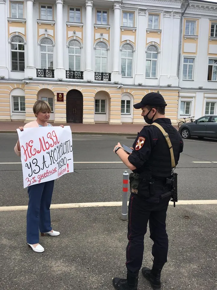 Ярославцы протестуют против трехдневного голосования на выборах