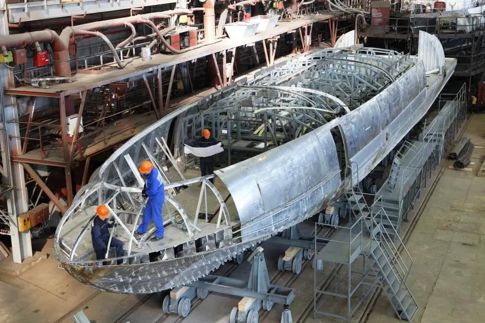 В Ярославской области начали строить «Комету» на подводных крыльях