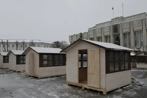 Каток на Советской площади в Ярославле почти готов к открытию