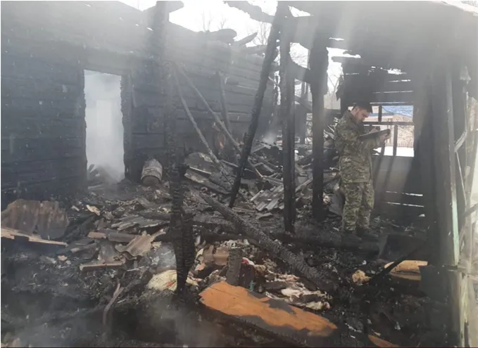 В ярославском райцентре после попойки сгорели два человека
