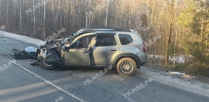 В Ярославском районе два человека пострадали в аварии