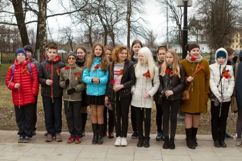 В Ярославль прибыла марш-эстафета «Звезда нашей Великой Победы»