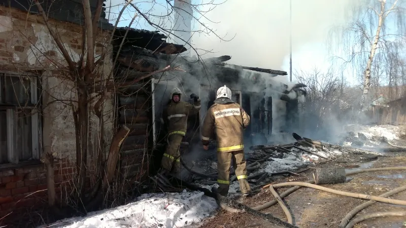 При пожаре в Ростовском районе погибли 37-летний  мужчина и его двухлетняя племянница
