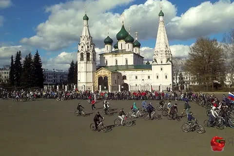 В Ярославле прошел велопробег