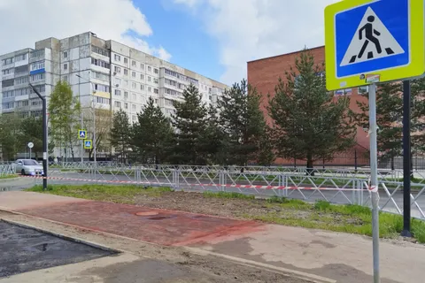 Рыбинские коммунальщики объяснили «покраску» асфальта на велодорожке
