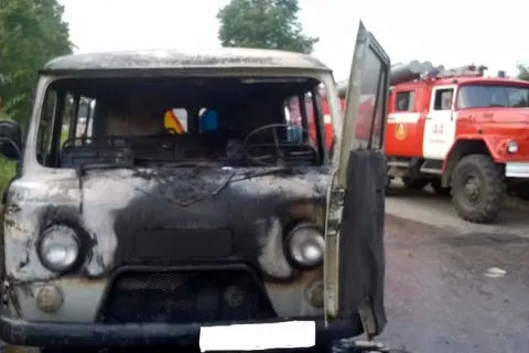 В Переславском районе сгорела «буханка»
