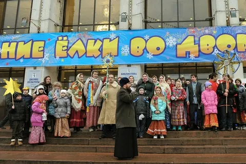 В Ярославле продолжились Рождественские гулянья. Фоторепортаж