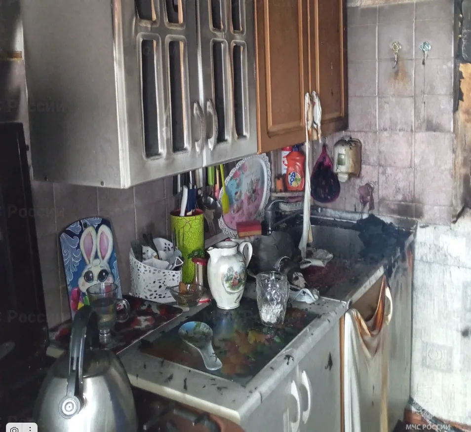 Ярославец пострадал во время пожара в многоквартирном доме