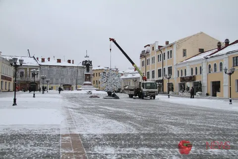 В Ярославской области установили самую большую в России поющую снежинку