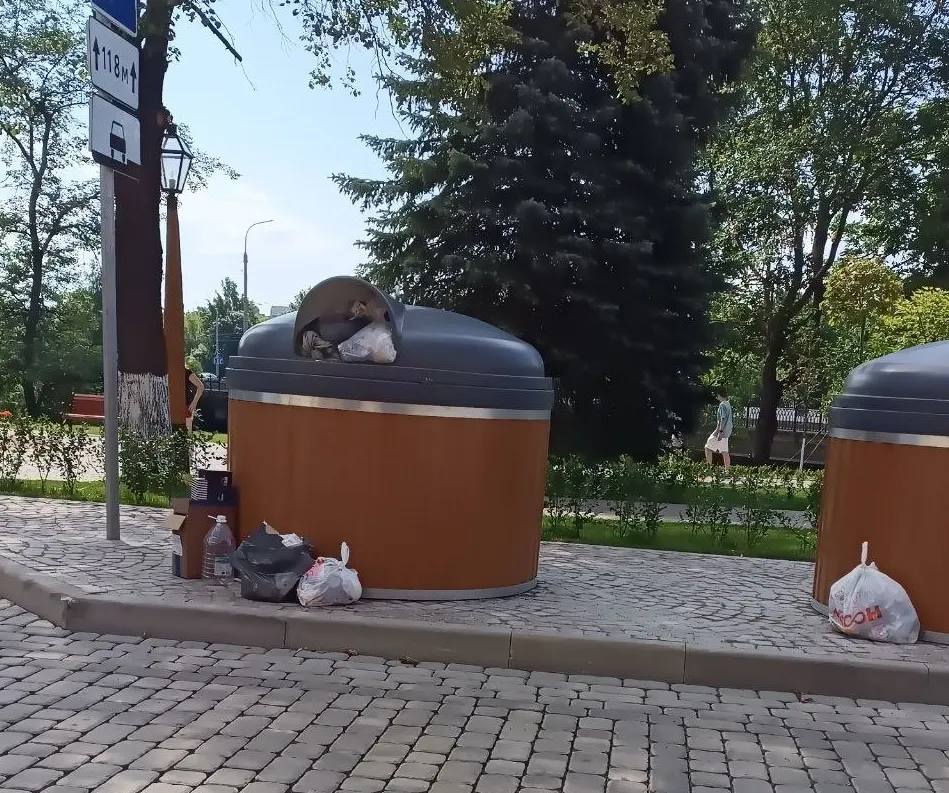 Рыбинцы недовольны уборкой на благоустроенной общественной территории